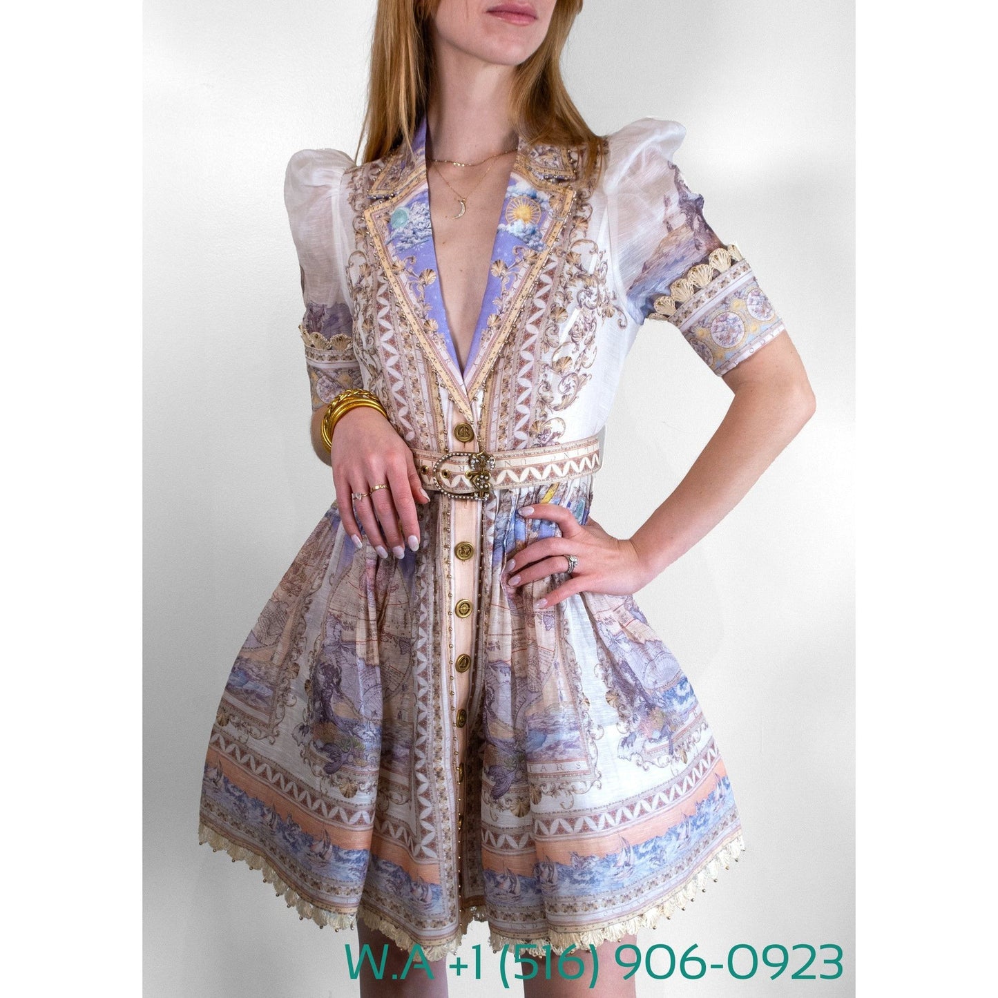 Zimmermann High Tide Mini Shirt Dress