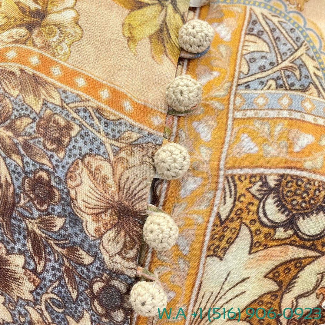 Zimmermann Vintage Embroidery Midi Dress
