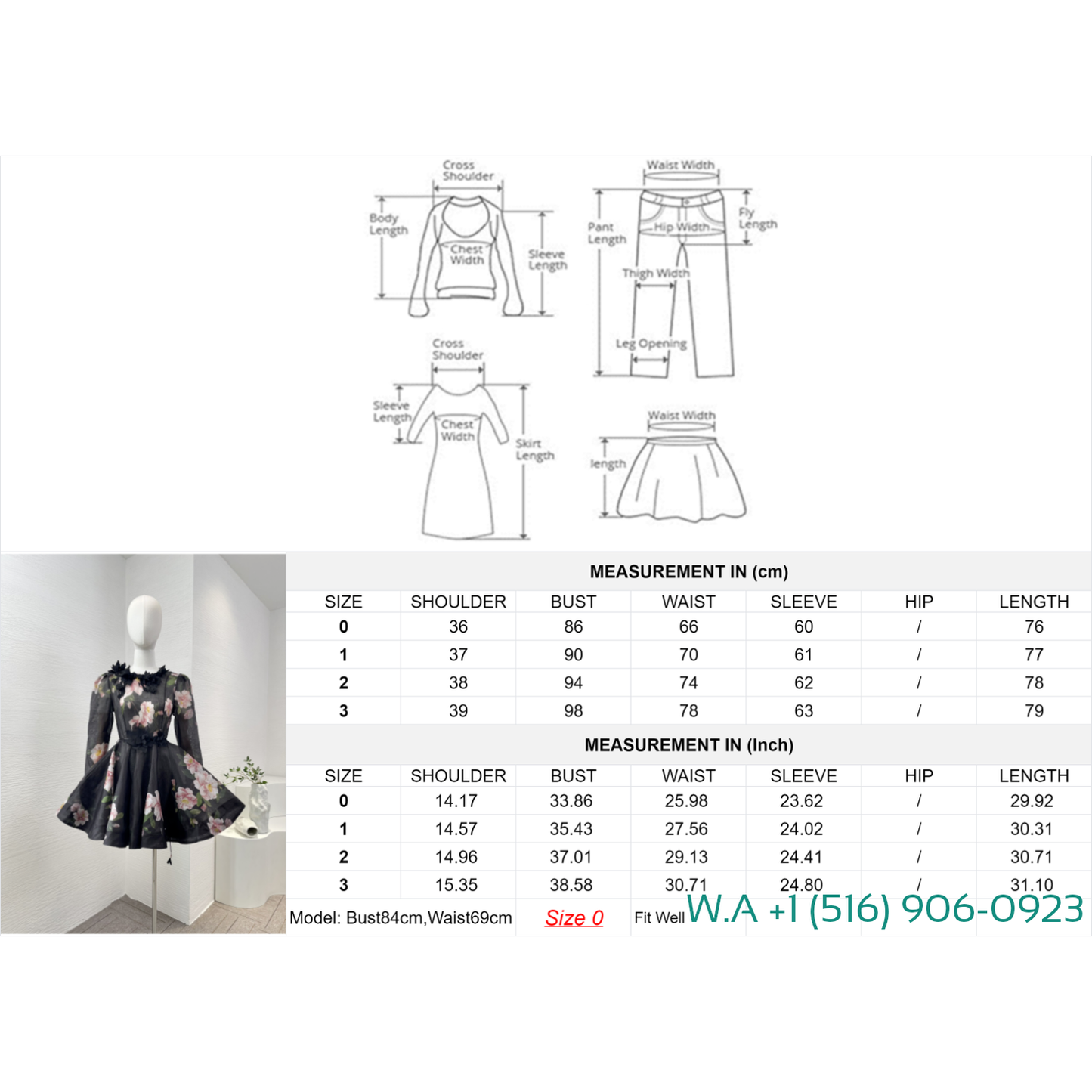 Zimmermann Black Camellia Flower Print Long Sleeve Three-Dimensional Small Flower Decoration Mini Dress