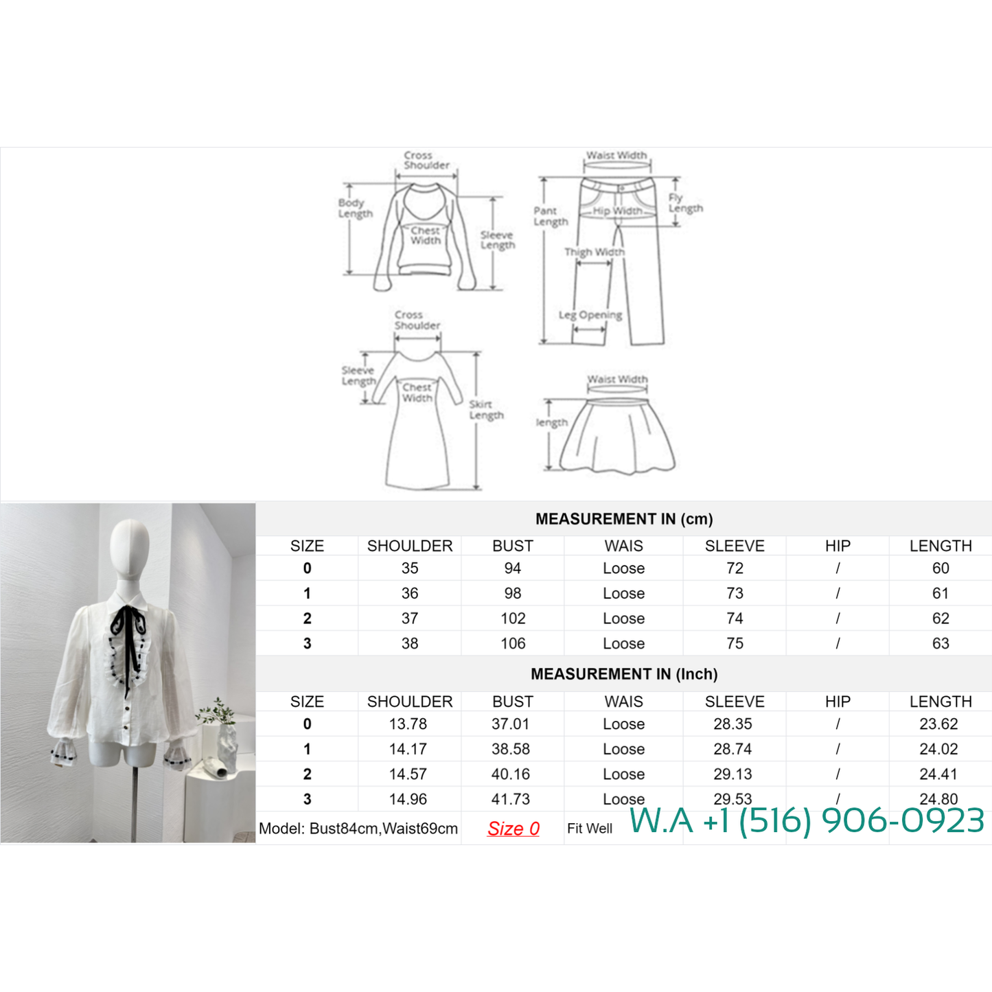 Zimmermann White Ruffles Long Sleeve Blouse Tops