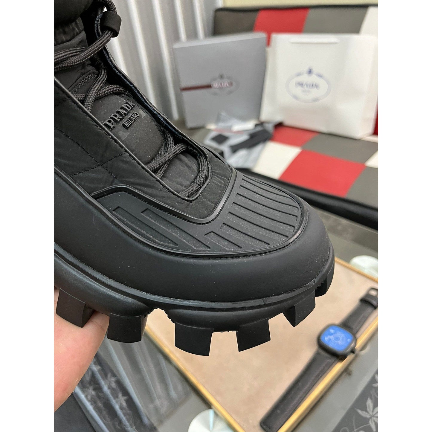 Prada Boots For Men Sku #1257086