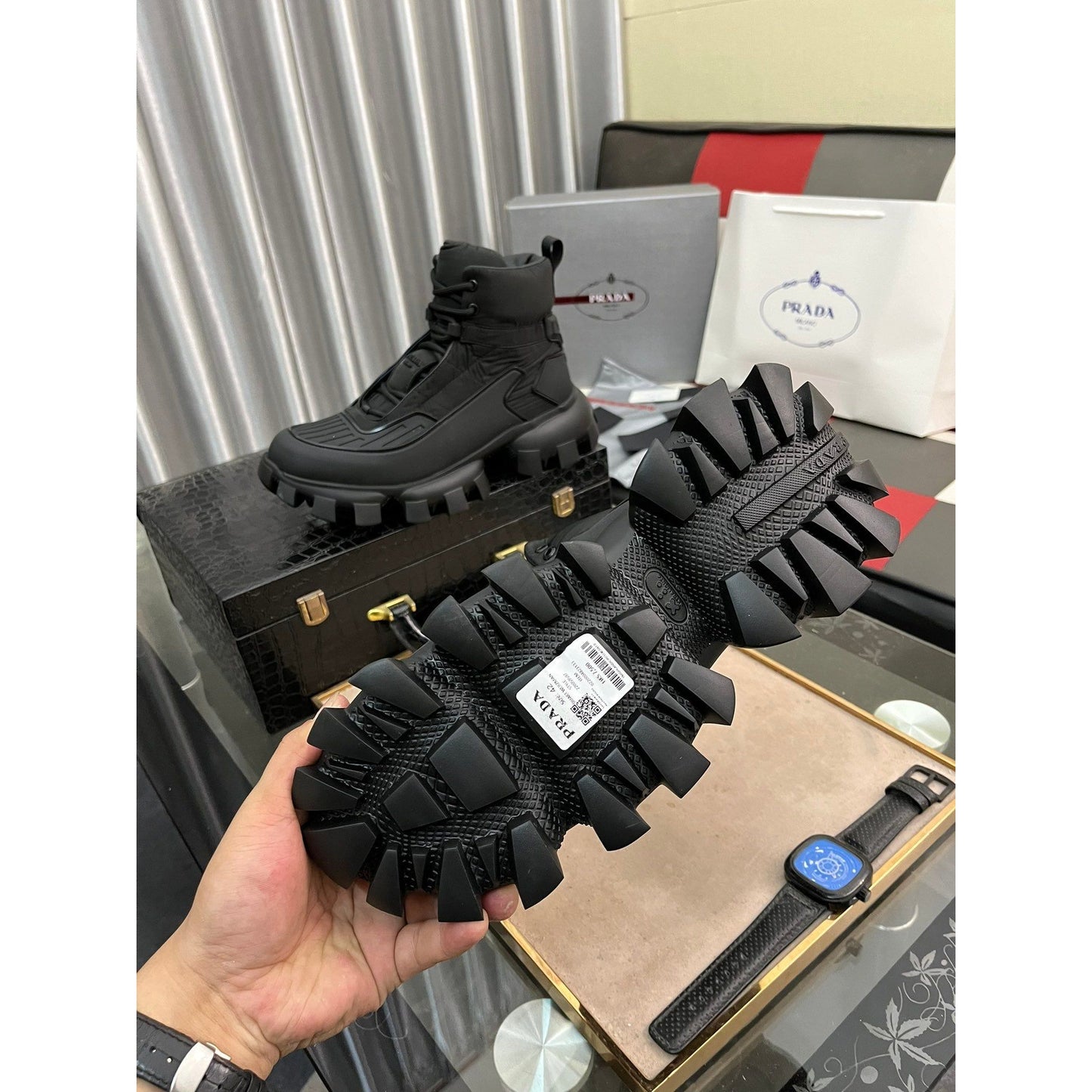 Prada Boots For Men Sku #1257086
