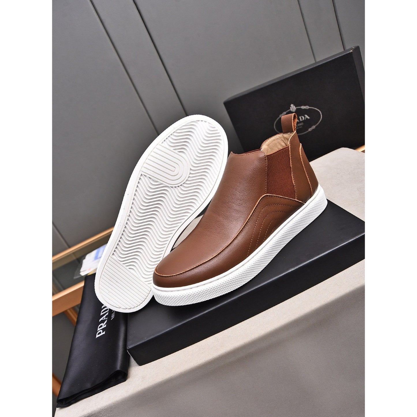 Prada Boots For Men Sku #1257673