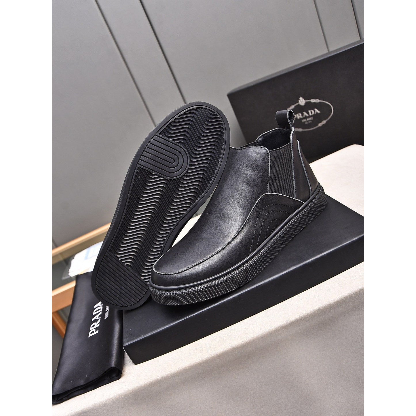 Prada Boots For Men Sku #1257674