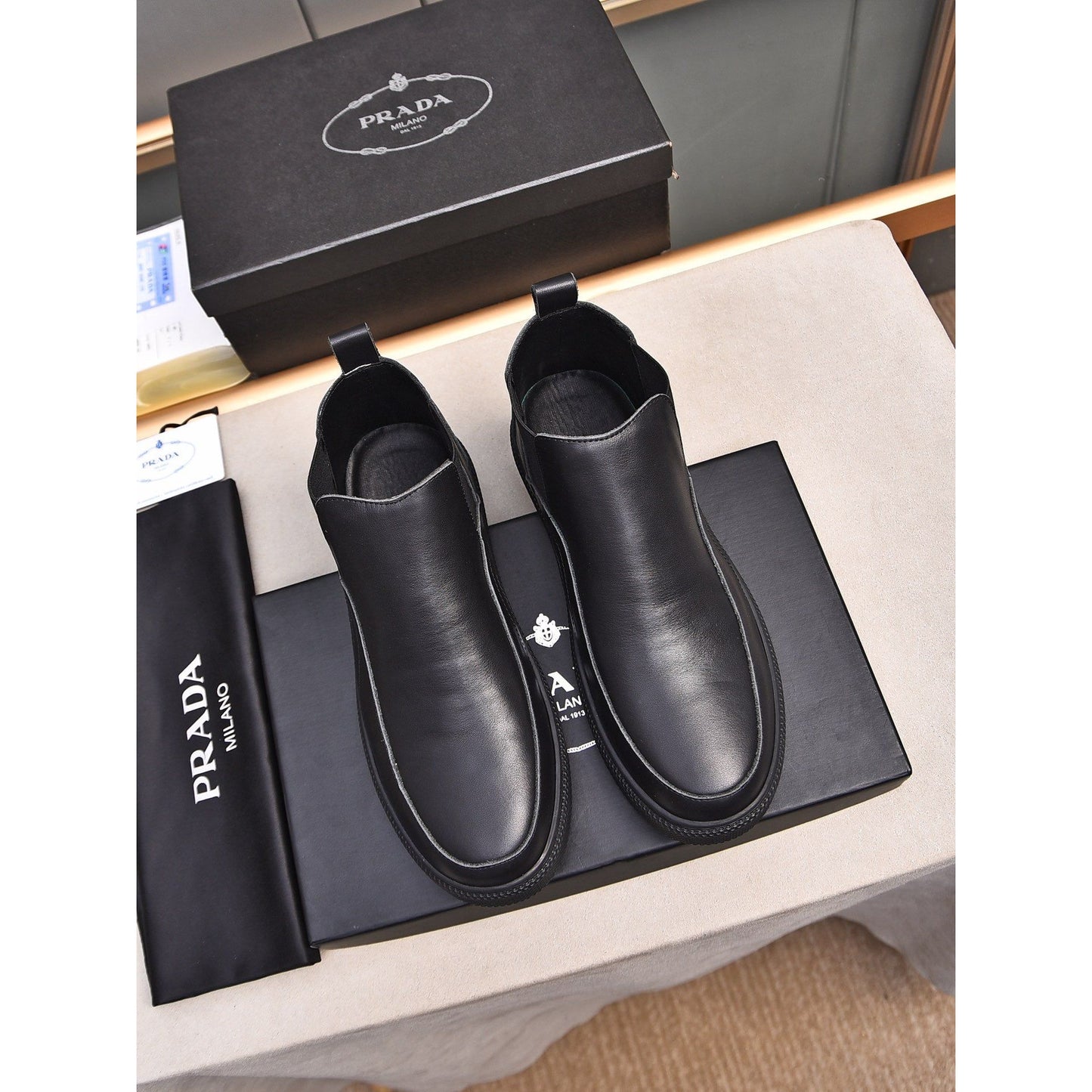 Prada Boots For Men Sku #1257674