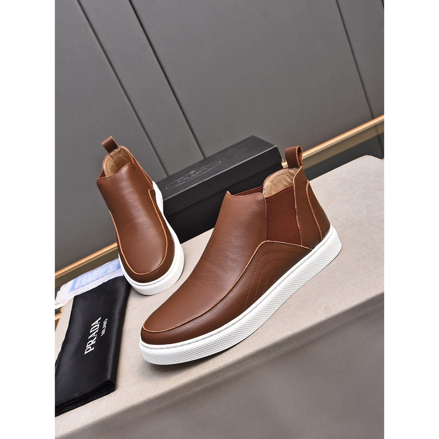 Prada Boots For Men Sku #1257673